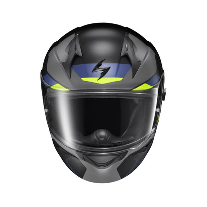 ScorpionEXO EXO-R320 Full-Face Helmet - Alchemy - Cement/Blue/Hi-Viz_1404347