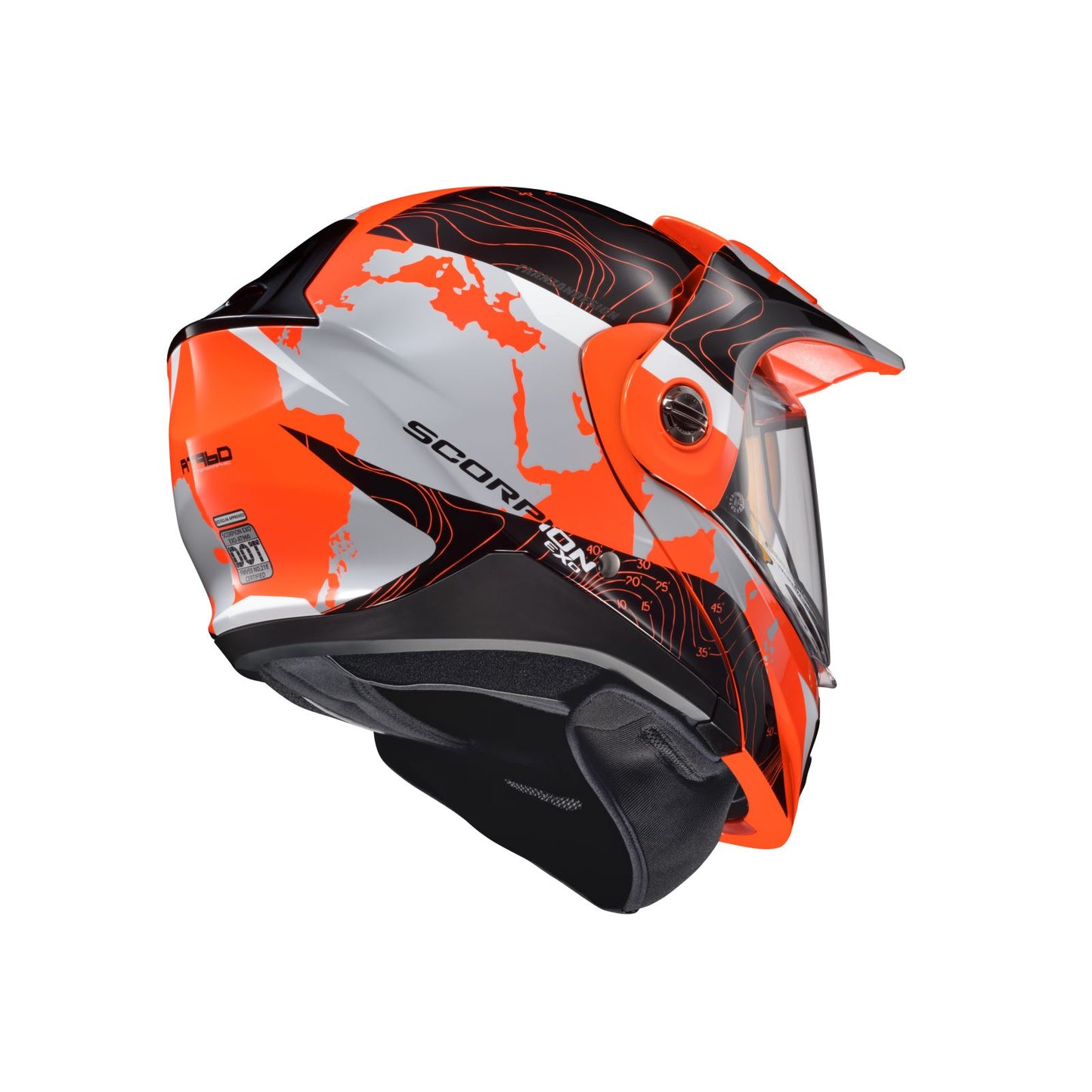 ScorpionEXO EXO-AT960 Cold Weather Helmet - Orange - Large (Dual) OPEN BOX [MPN: 96-1035-SD]_1893951