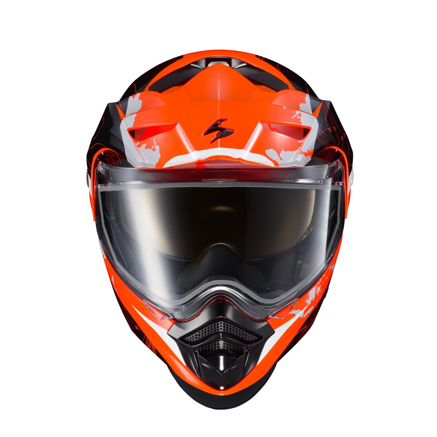 ScorpionEXO EXO-AT960 Cold Weather Helmet - Orange - Large (Dual) OPEN BOX [MPN: 96-1035-SD]_1893953