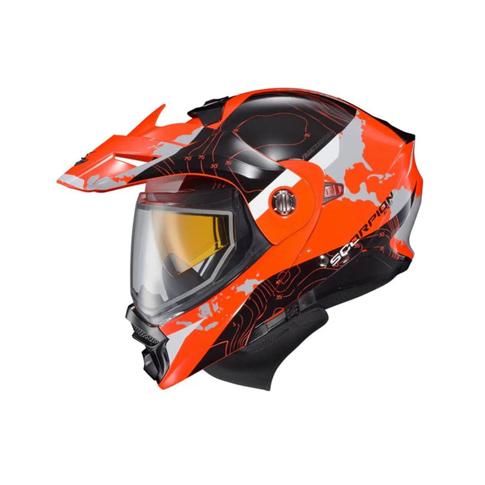 ScorpionEXO EXO-AT960 Cold Weather Helmet - Orange - 2XL OPEN BOX [MPN: 96-1037-EC]_1908832