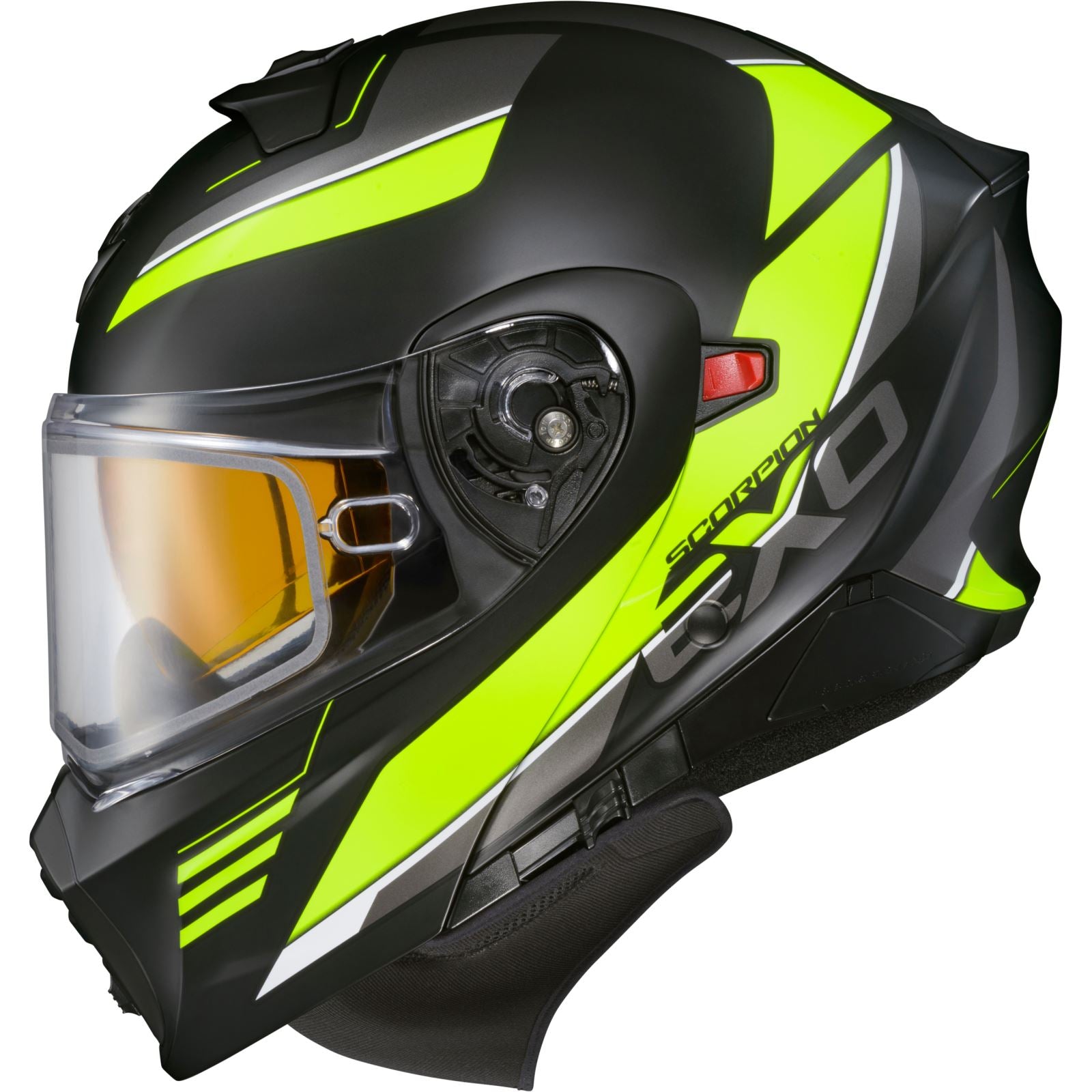 ScorpionEXO EXO-GT930 Cold Weather Helmet Hi-Viz - Large OPEN BOX [MPN: 93-1035-SD]_2178871