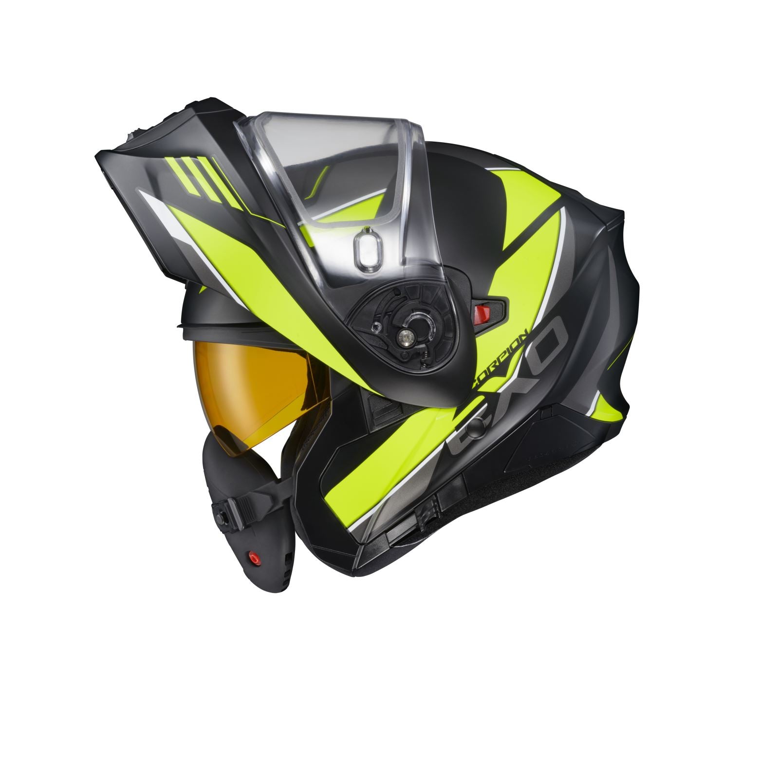 ScorpionEXO EXO-GT930 Cold Weather Helmet Hi-Viz - Large OPEN BOX [MPN: 93-1035-SD]_2178872