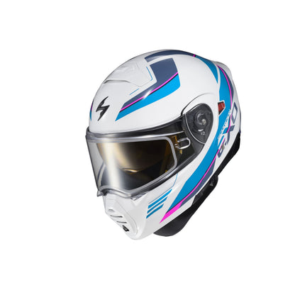 ScorpionEXO EXO-GT930 Helmet Modulus - White/Blue - XL OPEN BOX [MPN: 93-1026-SD]_2759121