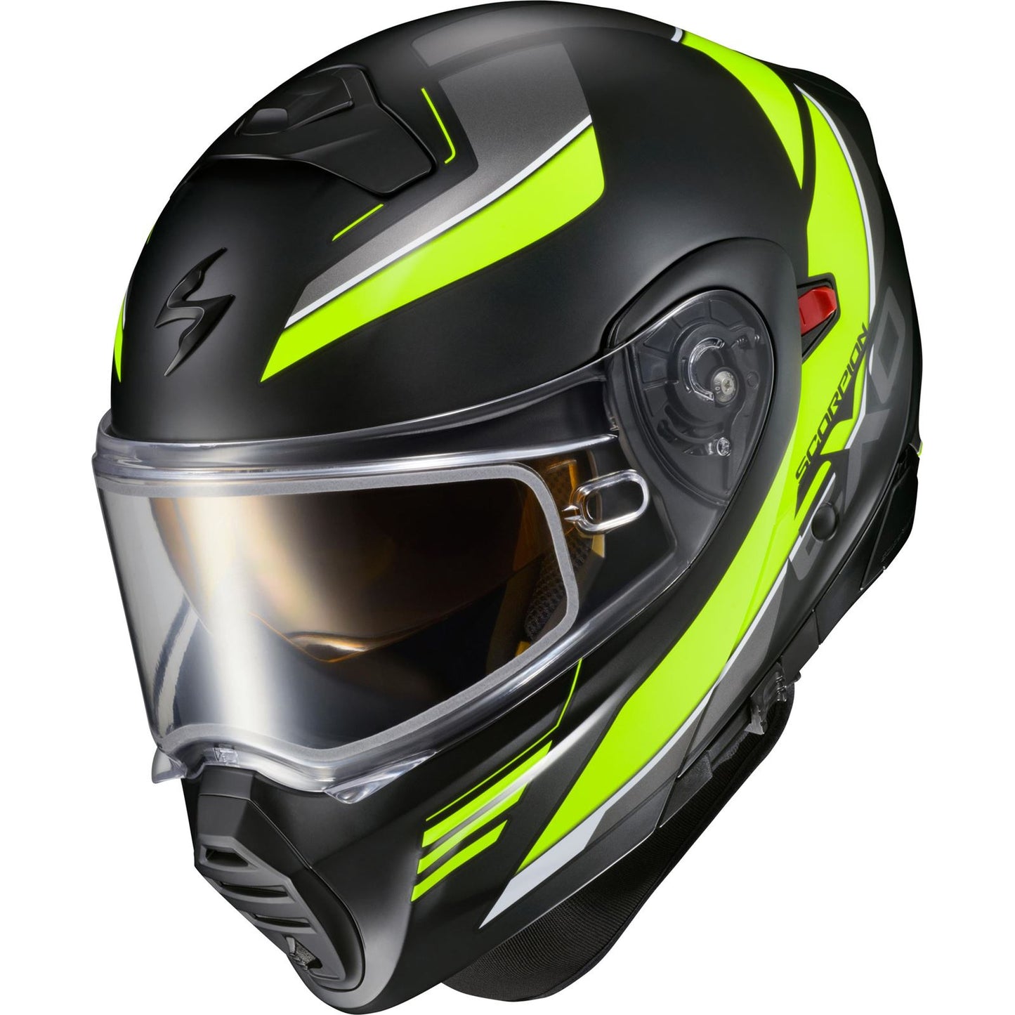 ScorpionEXO EXO-GT930 Cold Weather Helmet Modulus - Hi-Vis - 2X-Large (Electric) [MPN: 93-1037-EC]_1863748