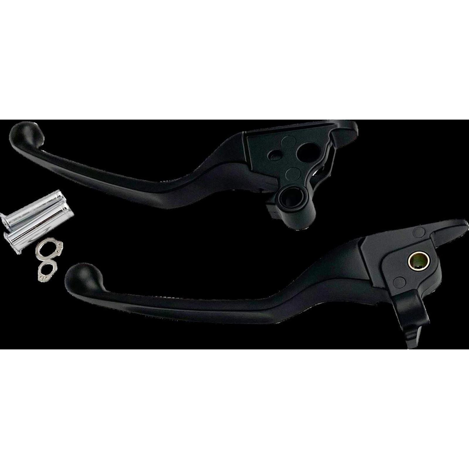 Drag Specialties Lever Set - Narrow - Black 0610-2305_1415539