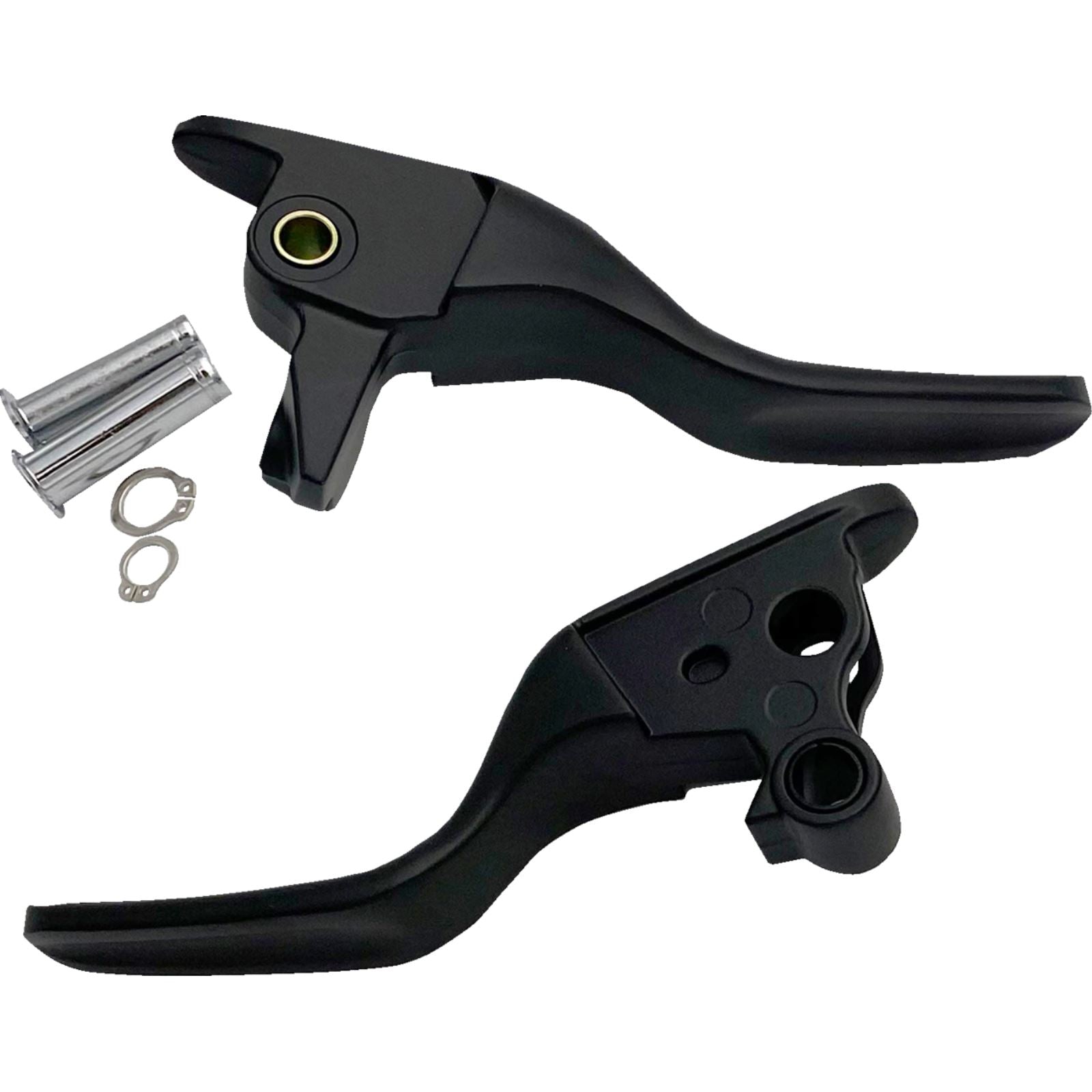 Drag Specialties Lever Set - Short - Black [MPN: 0610-2307]_1400942