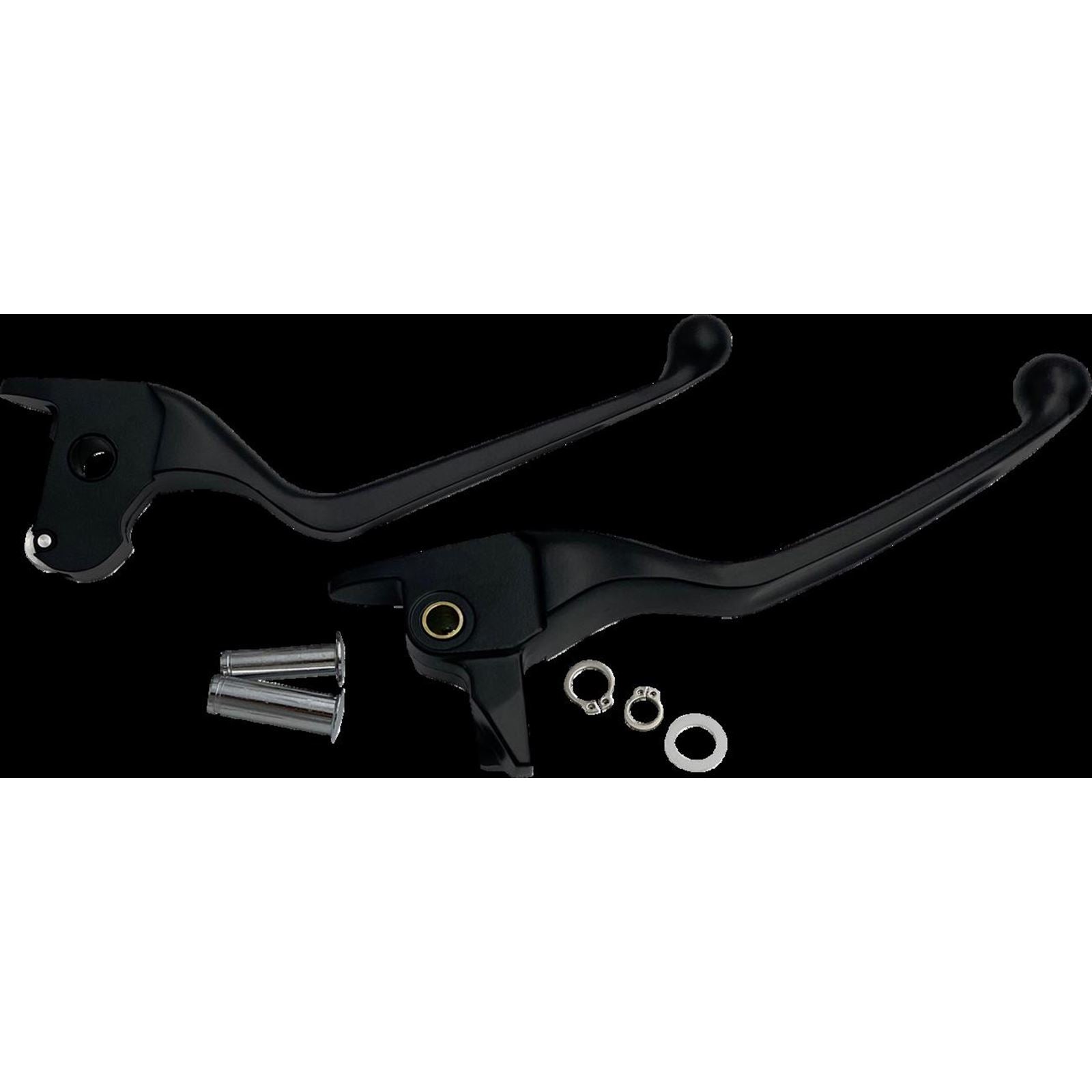 Drag Specialties Lever Set - Narrow - Black 0610-2309_1415537