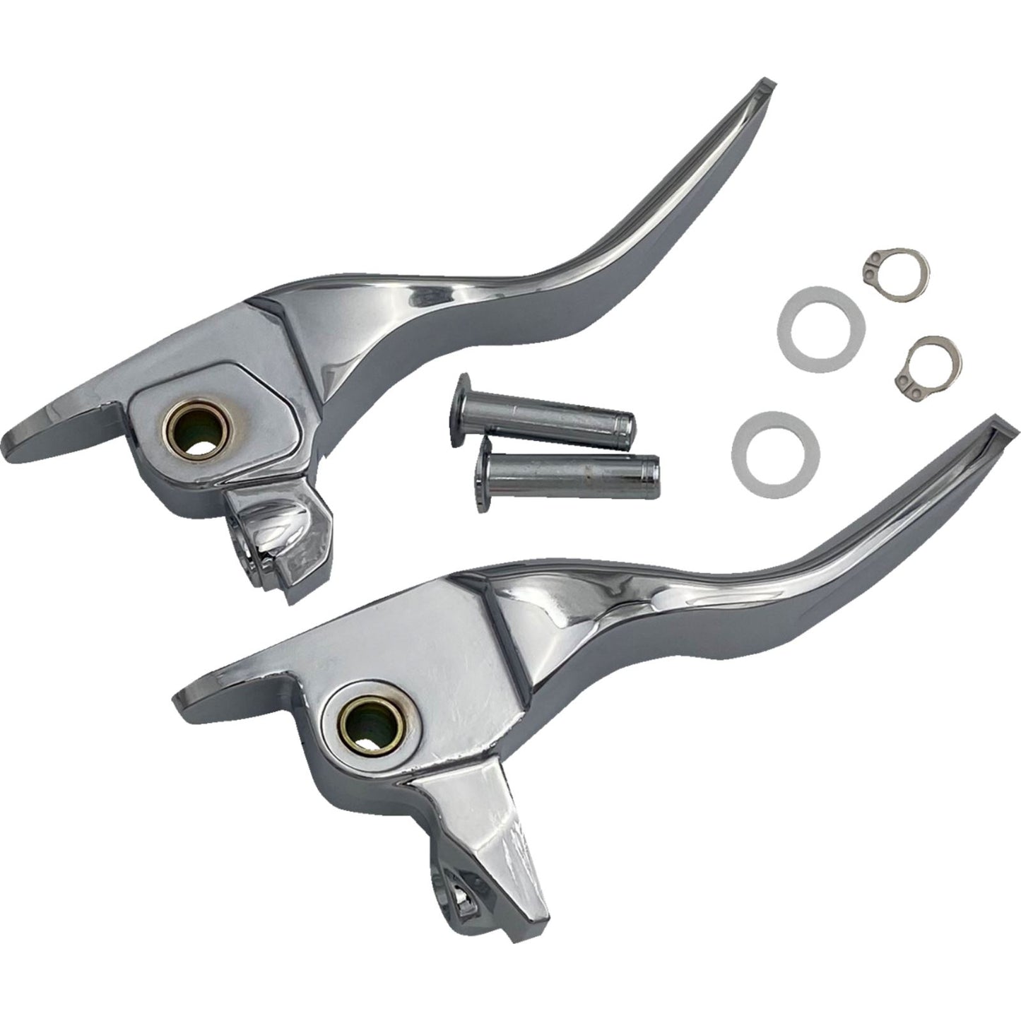 Drag Specialties Lever Set - Short - Chrome 0610-2319_1400938