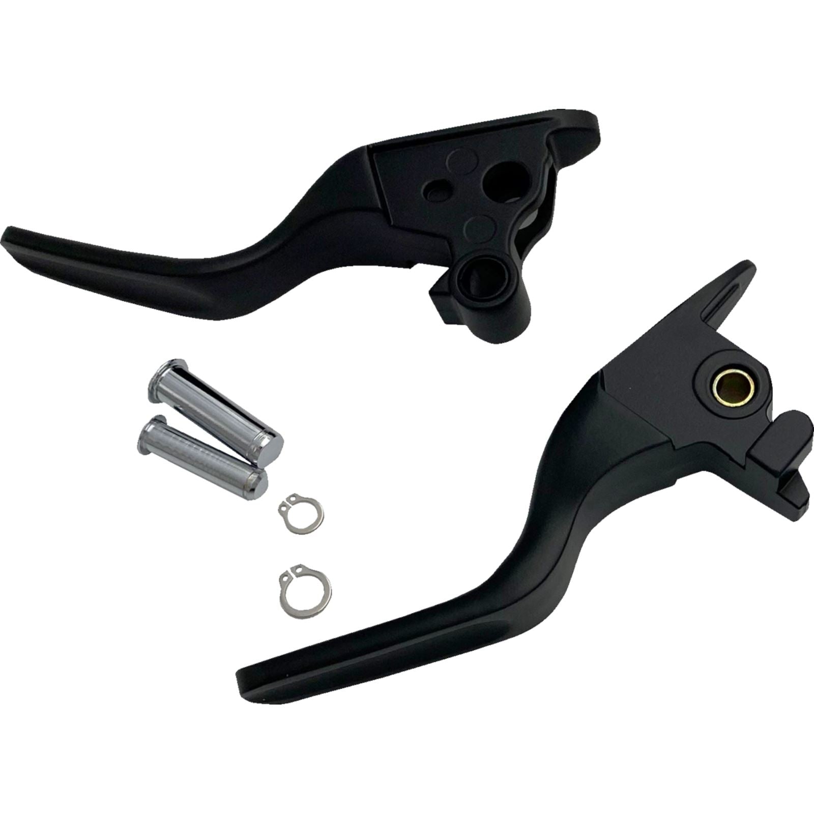 Drag Specialties Lever Set - Short - Black [MPN: 0610-2324]_1400936