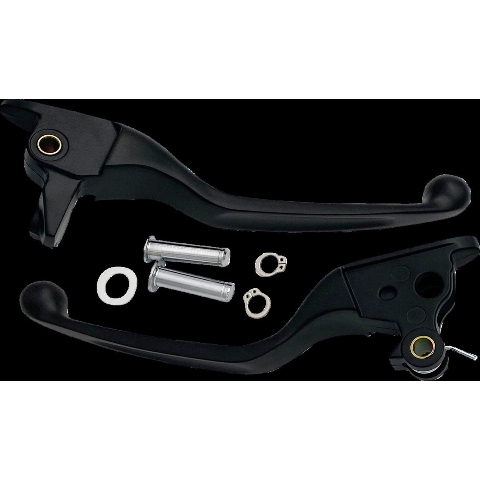 Drag Specialties Lever Set - Narrow - Black [MPN: 0610-2326]_1415531