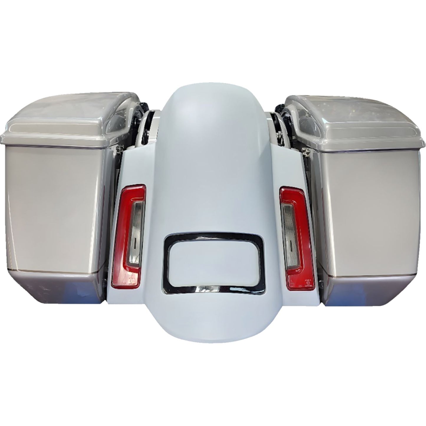 Paul Yaffe's Bagger Nation Short Rear Fender - Sport - With Black Plate Frame [MPN: PYO:RF-SS-CVO-B]_1399414
