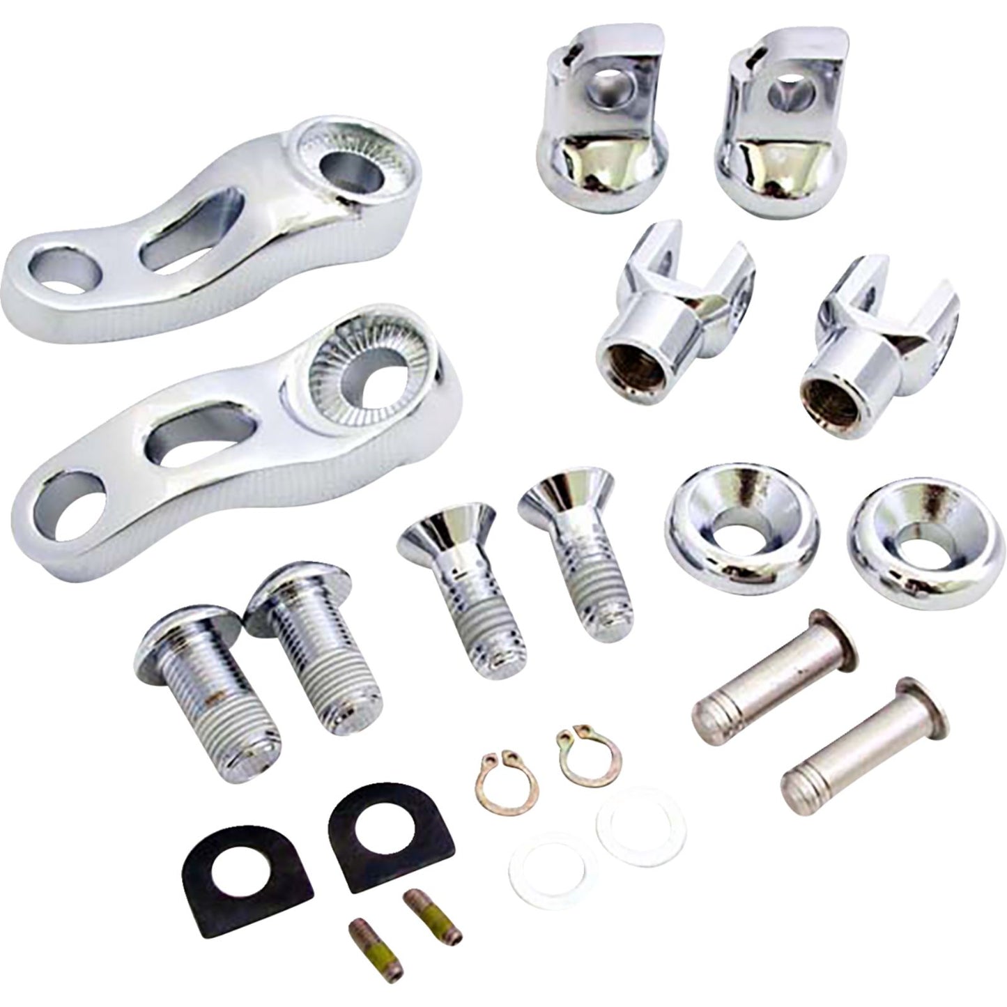 Drag Specialties Passenger Peg Mount - Adjustable - Chrome 1620-2512_1399417