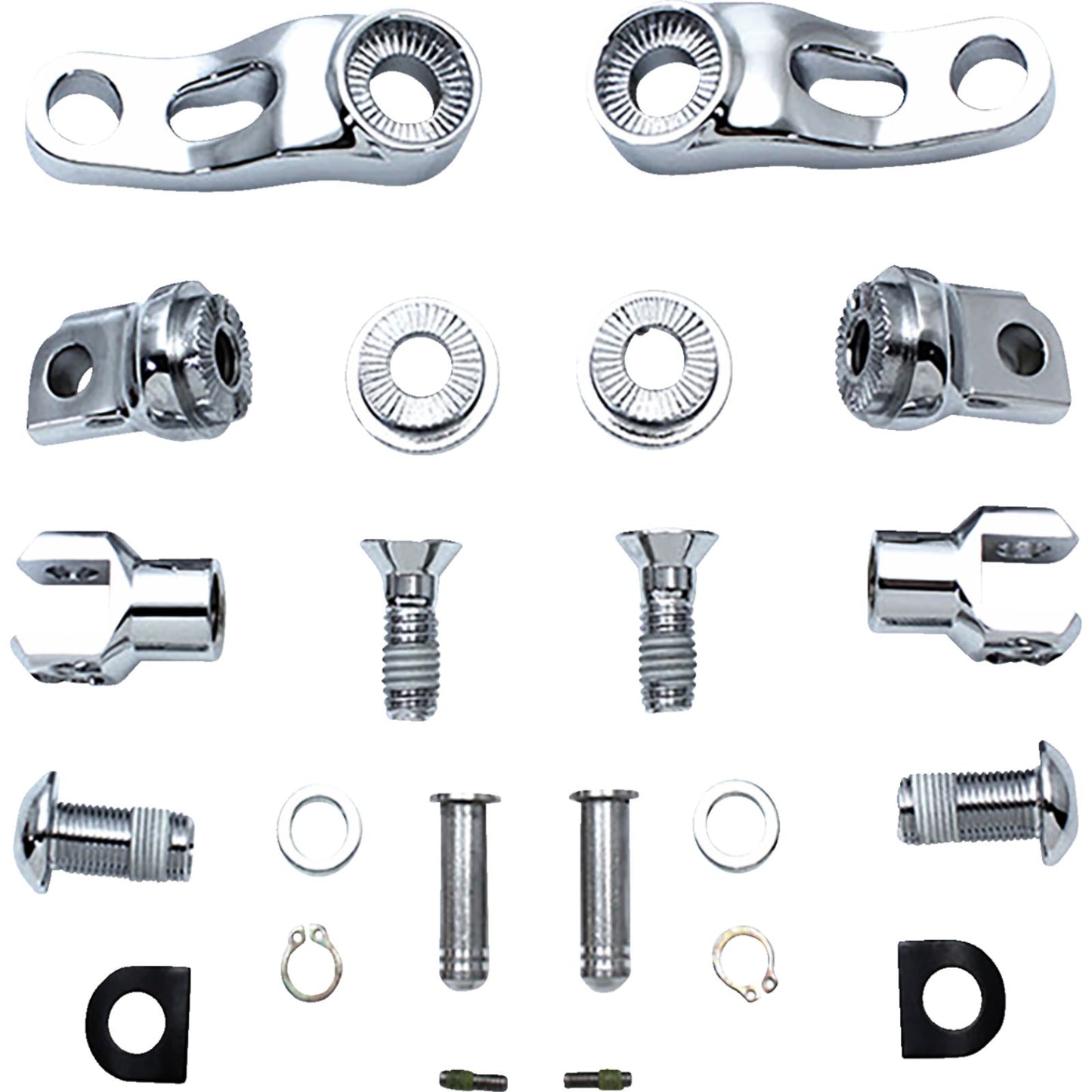Drag Specialties Passenger Peg Mount - Adjustable - Chrome 1620-2512_1399418