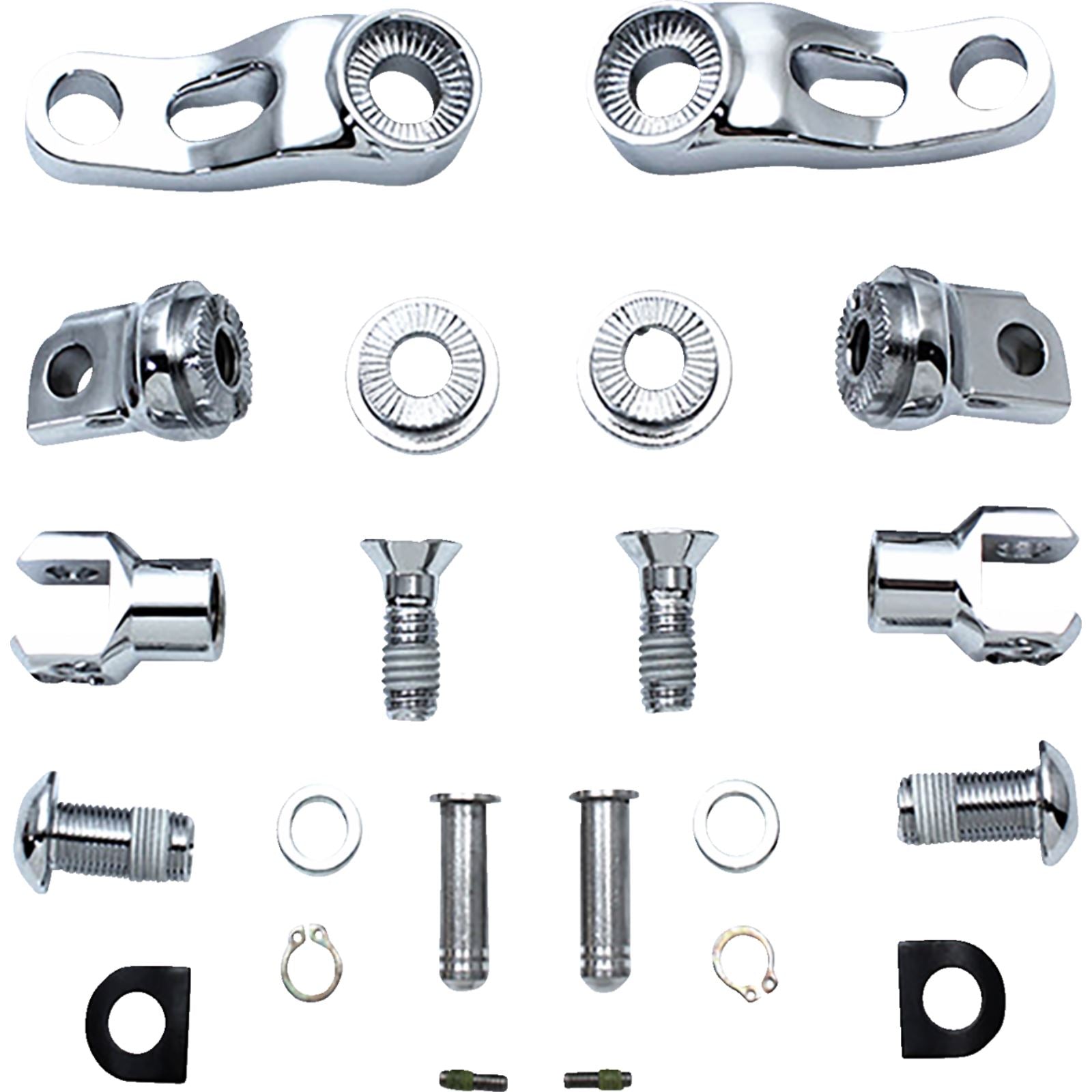 Drag Specialties Passenger Peg Mount - Adjustable - Chrome 1620-2512_1399418