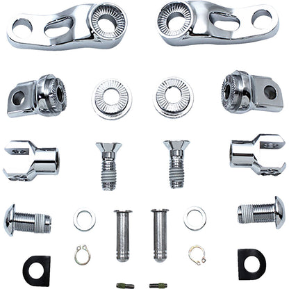 Drag Specialties Passenger Peg Mount - Adjustable - Chrome 1620-2512_1399418