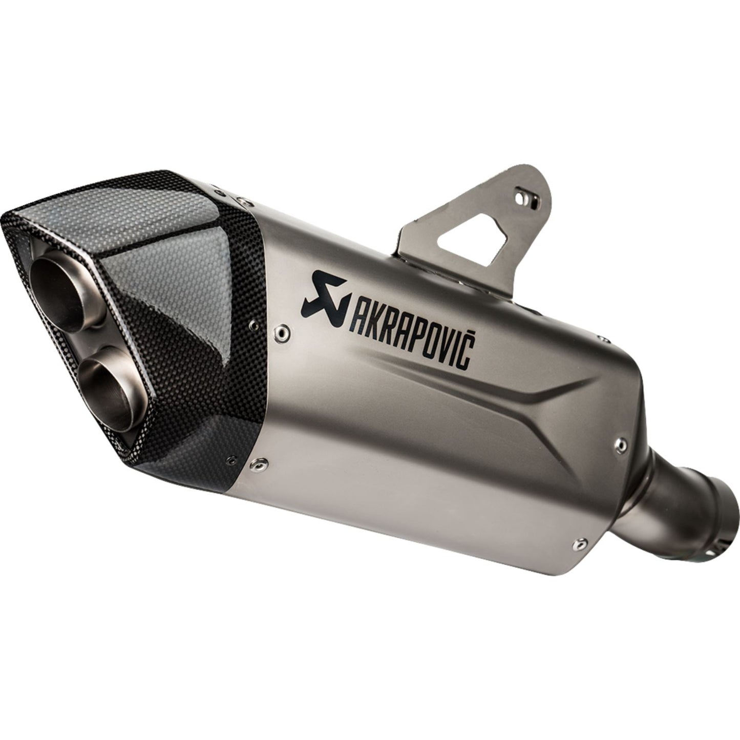 Akrapovic Slip-On Line Muffler - Titanium - Silver for 2024 BMW	R 1300 GS [MPN: S-B13SO4-HJGT]_1409664