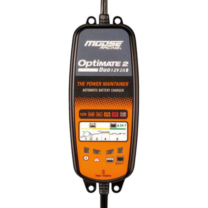 Moose Offroad Battery - 12V Charger/Maintainer - Optimate 2 Duo TM-555_1488465