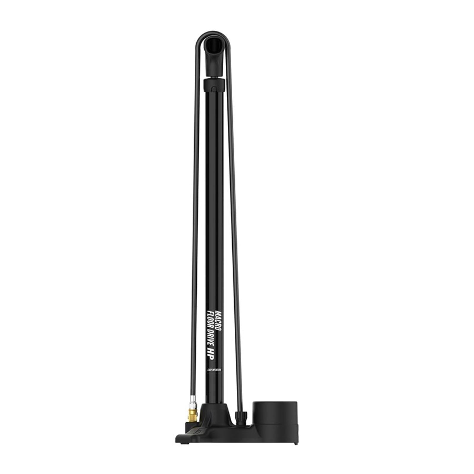 Lezyne Macro Floor Drive ABS Floor Pump - ABS Chuck - 220psi - Black [MPN: 1-FP-MAFL-V147]_1399577