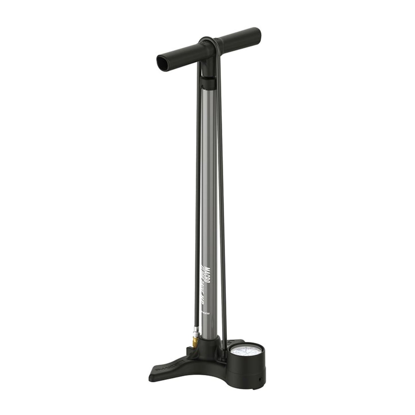 Lezyne Macro Floor Drive ABS Floor Pump - ABS Chuck - 220psi - Flat Grey [MPN: 1-FP-MAFL-V131]_1399578