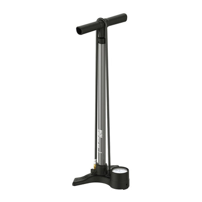 Lezyne Macro Floor Drive ABS Floor Pump - ABS Chuck - 220psi - Flat Grey [MPN: 1-FP-MAFL-V131]_1399578
