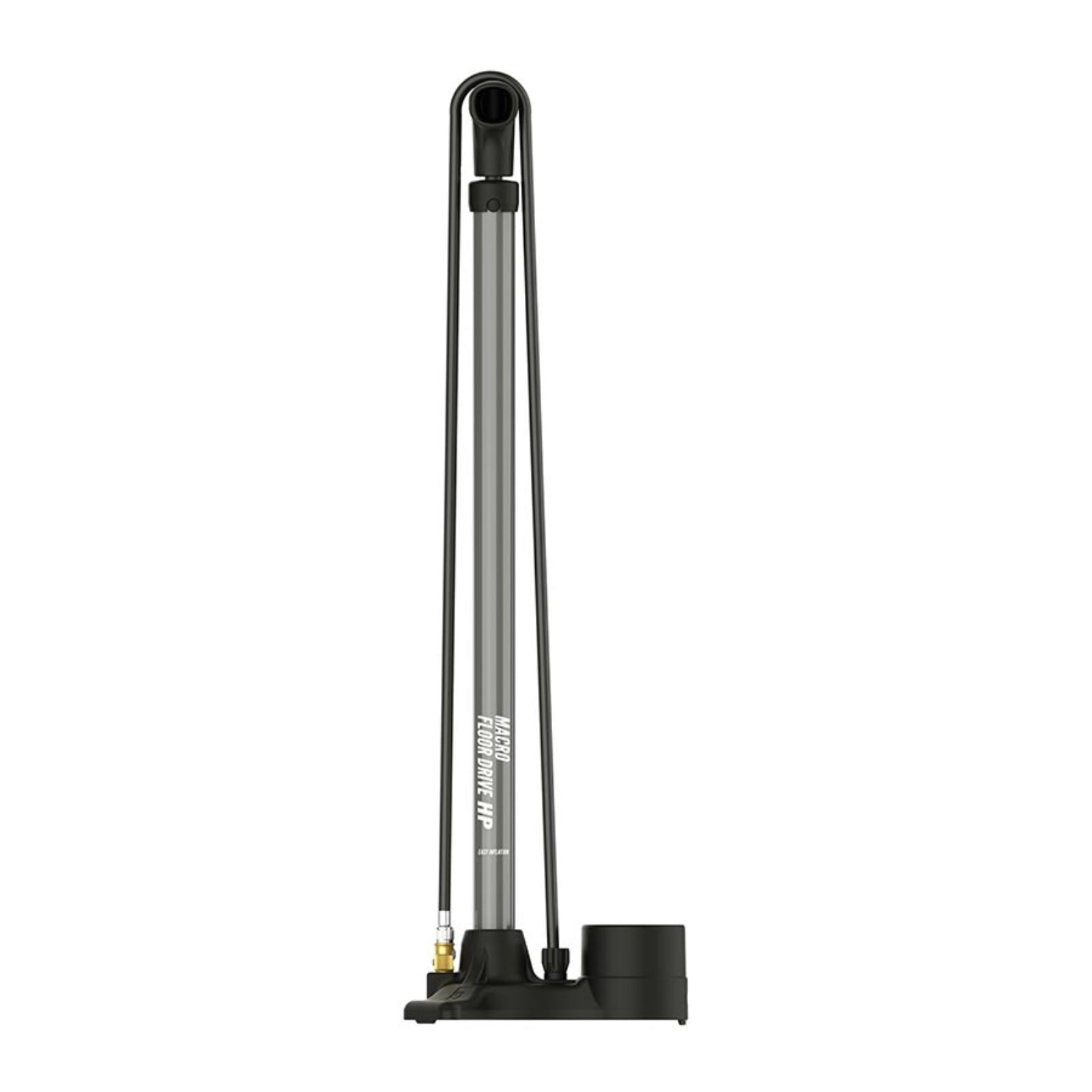 Lezyne Macro Floor Drive ABS Floor Pump - ABS Chuck - 220psi - Flat Grey [MPN: 1-FP-MAFL-V131]_1399579