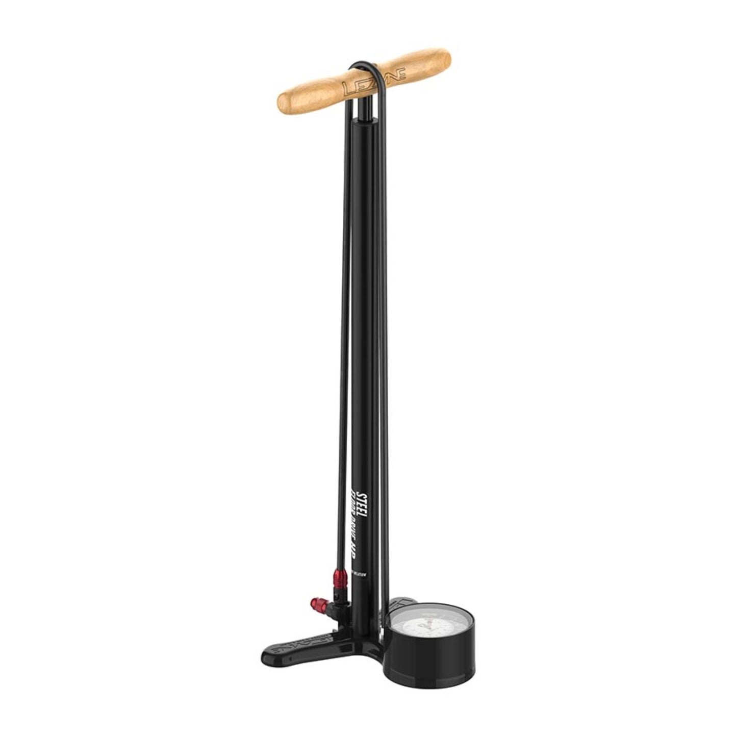 Lezyne Steel Floor Drive Floor Pump with 3.5" Gauge - ABS Pro Head [MPN: 1-FP-SFLDR-V747]_1399584