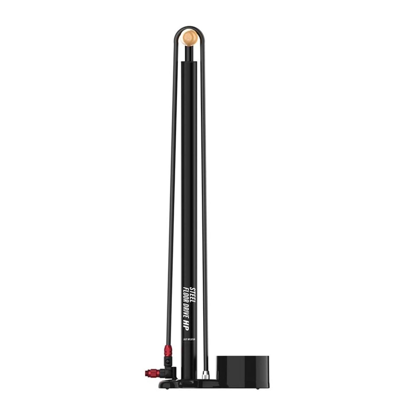 Lezyne Steel Floor Drive Floor Pump with 3.5" Gauge - ABS Pro Head [MPN: 1-FP-SFLDR-V747]_1399585