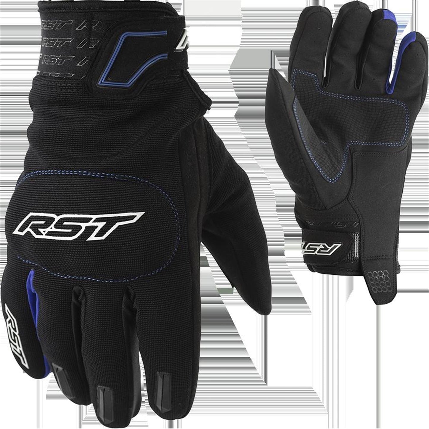 RST Moto Rider CE Gloves - Black/Blue_1424879