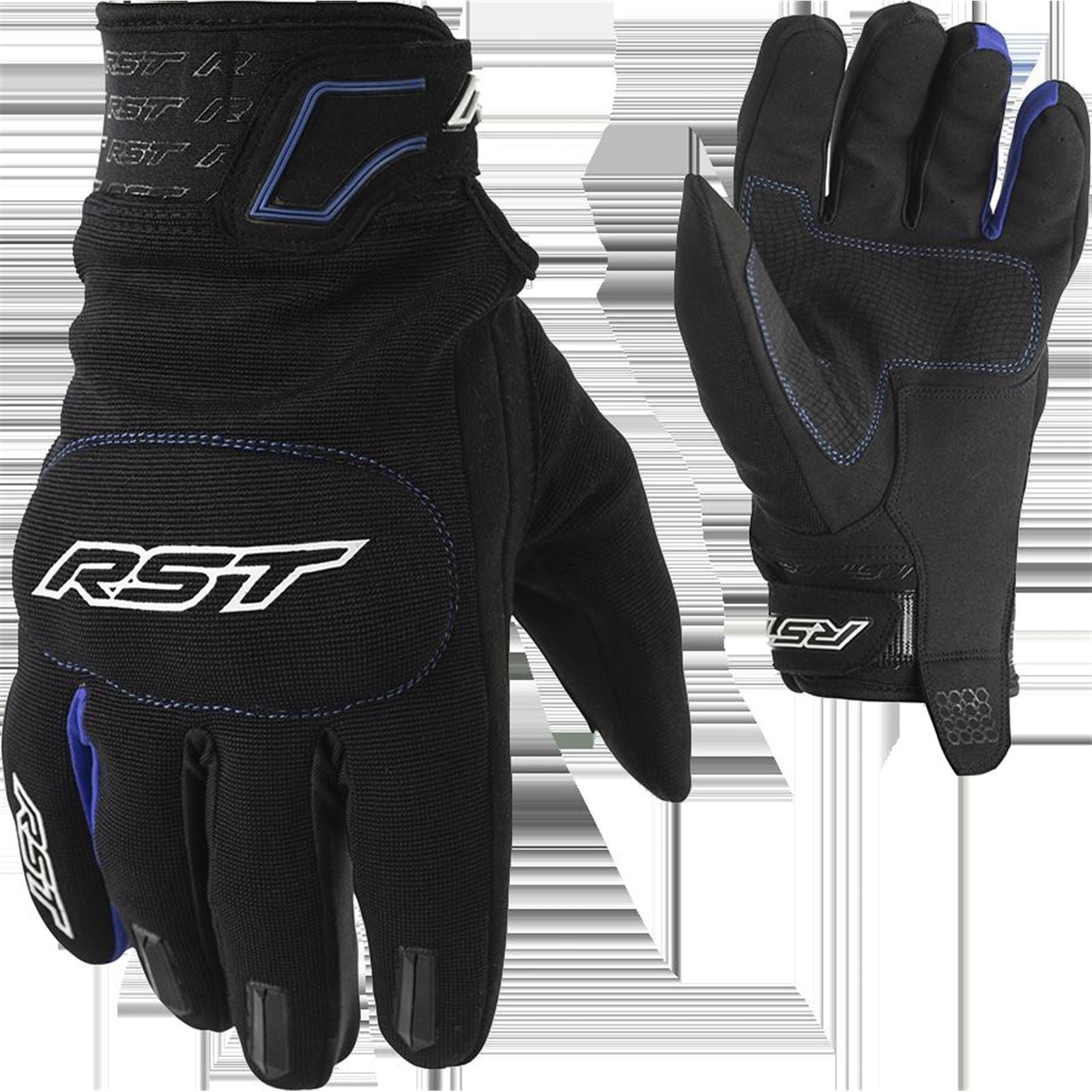 RST Moto Rider CE Gloves - Black/Blue_1424879