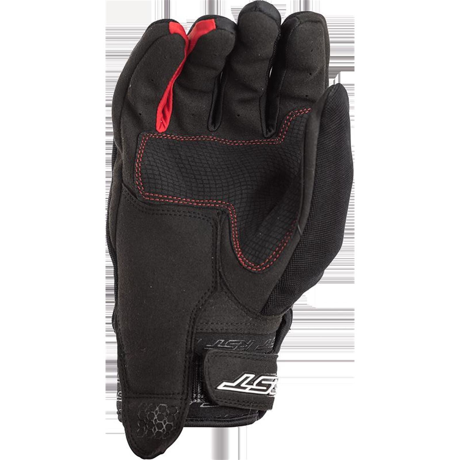 RST Moto Rider CE Gloves - Black/Red_1424951