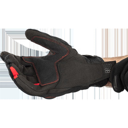 RST Moto Rider CE Gloves - Black/Red_1424952