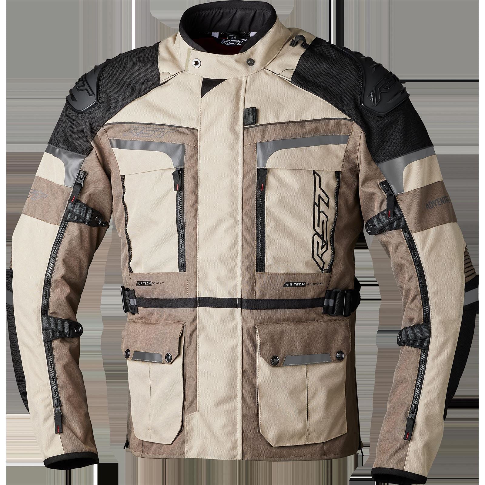RST Moto Men's Pro Adventure-X CE Jacket - Sand/Brown - XL OPEN BOX [MPN: 102409SND-46]_1954246