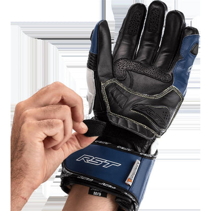 RST Moto RST Tractech Evo 4 CE Gloves - Blue/White/Black_1425436