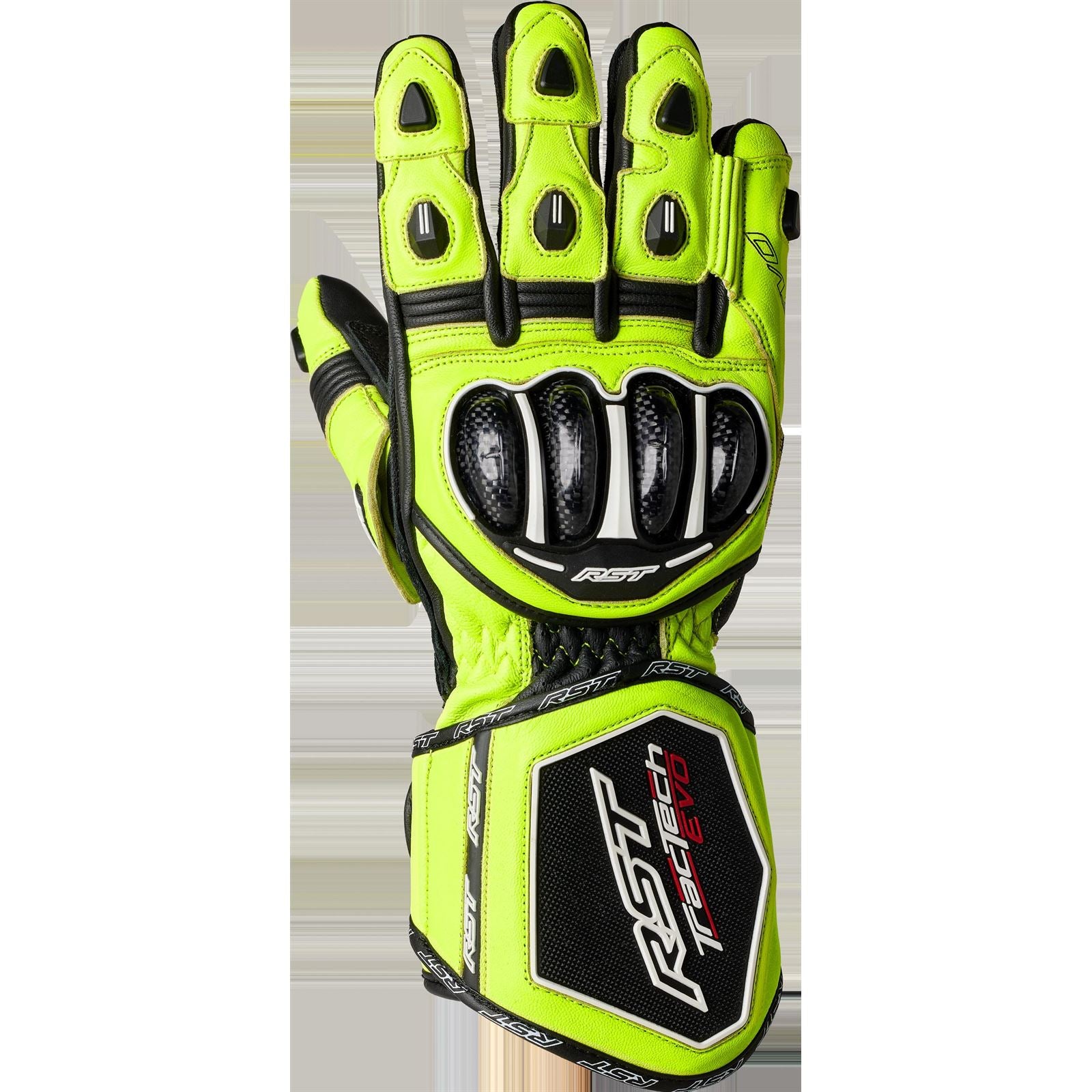 RST Moto RST Tractech Evo 4 CE Gloves - Neon Yellow/Black/Black_1425491