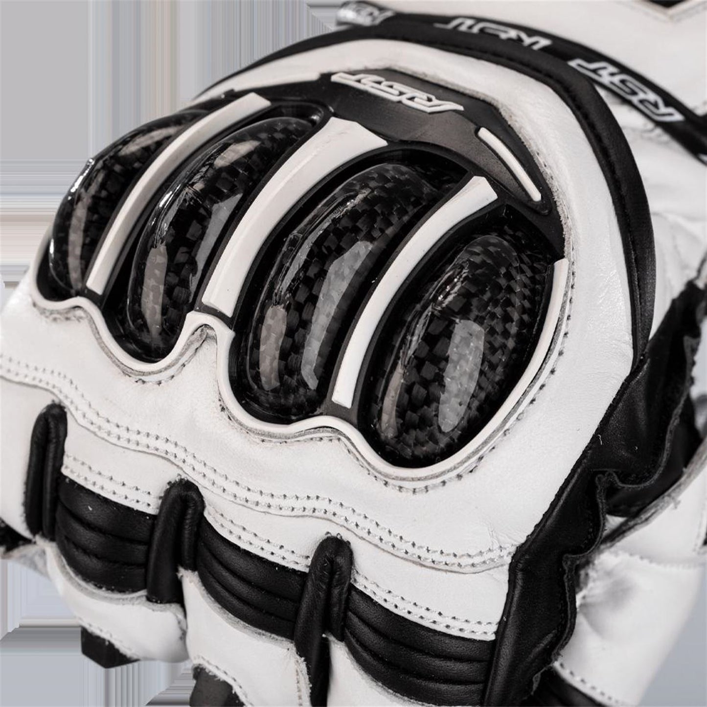RST Moto RST Tractech Evo 4 CE Gloves - White/White/Black_1432734