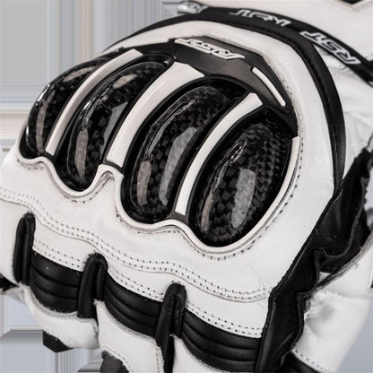 RST Moto RST Tractech Evo 4 CE Gloves - White/White/Black_1432734