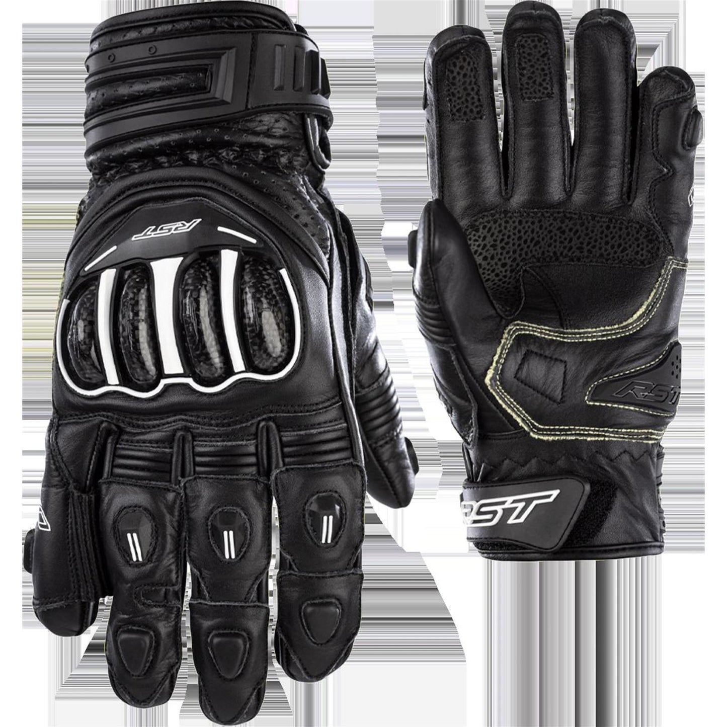 RST Moto RST Tractech EVO 4 Short CE Gloves - Black/Black/Black_1432807