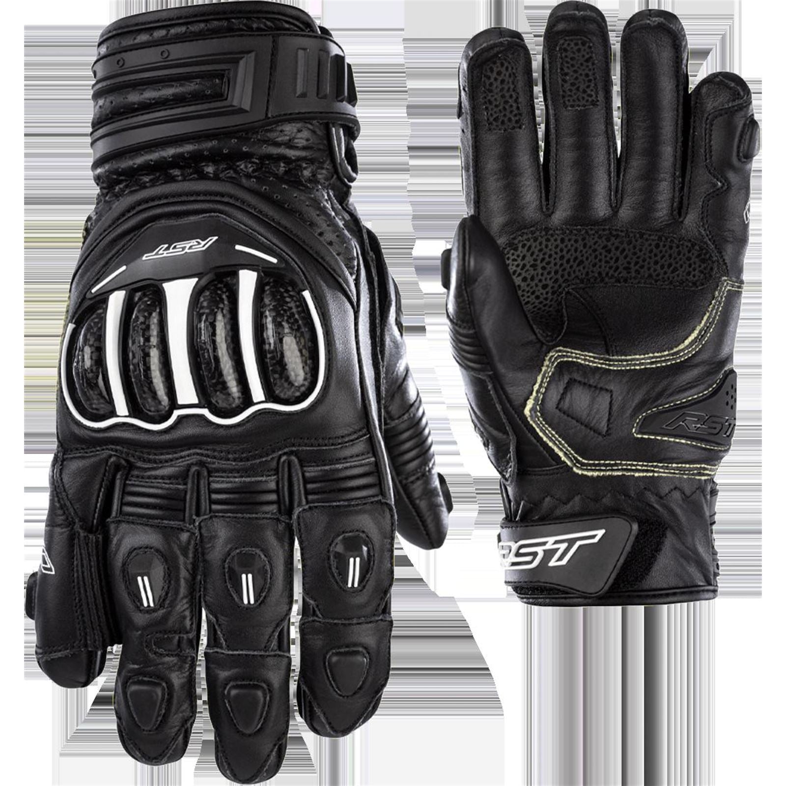 RST Moto RST Tractech EVO 4 Short CE Gloves - Black/Black/Black_1432807