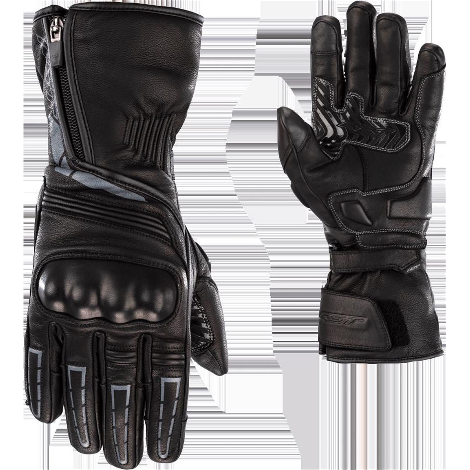 RST Moto Storm 2 CE Gloves - Waterproof - Leather - Black - XS [MPN: 102680BLK-07]_1425479