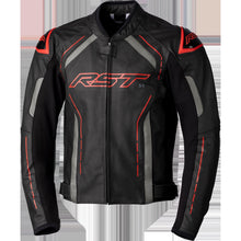 RST Moto Men's S1 CE Jacket - Leather Black/Grey/Red - M - OPEN BOX [MPN: 102977RED-42]_1874123
