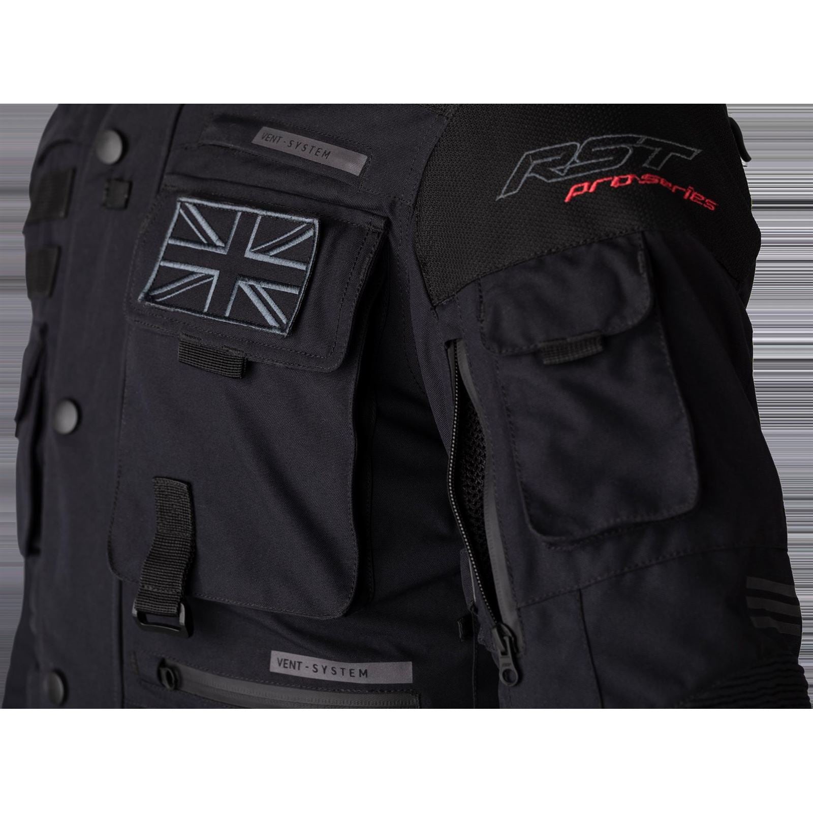 RST Moto Men's Pro Series Ambush CE Jacket - Textile - Black/Black_1425959
