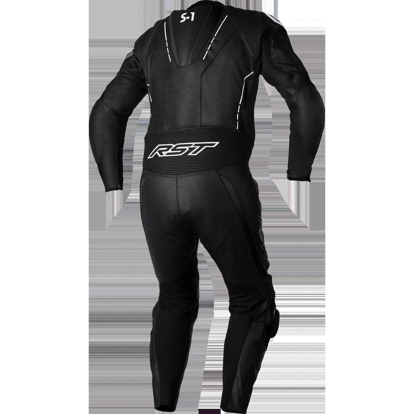 RST Moto S1 CE Men’s Leather Suit - Black/Black/White_1425875
