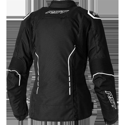 RST Moto Ladies S1 CE Jacket - Textile - Black/White_1426271