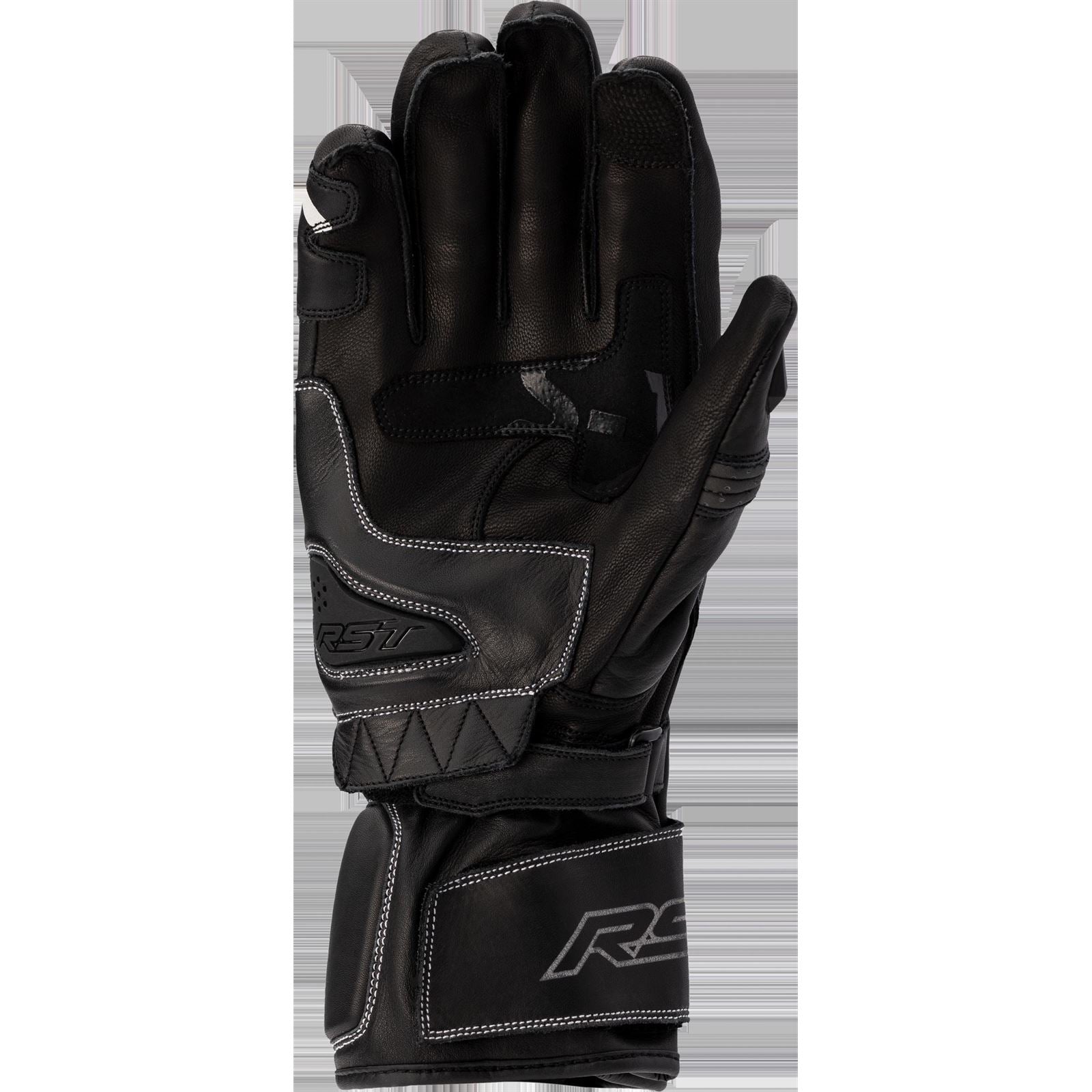 RST Moto Ladies S1 CE Gloves - Leather - Black/White_1426334