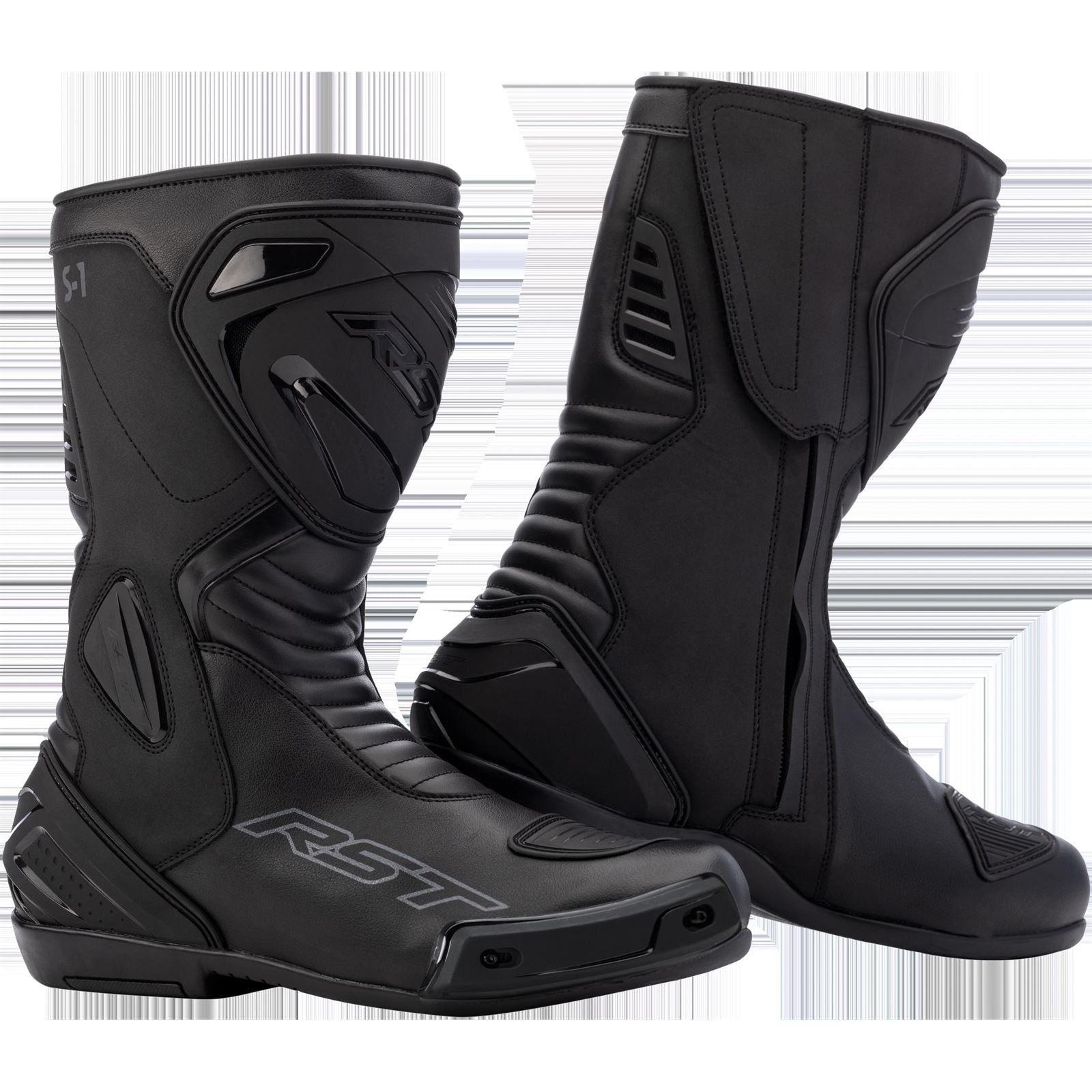 RST Moto Men's S1 CE Boots - Waterproof - Black/Black_1434462
