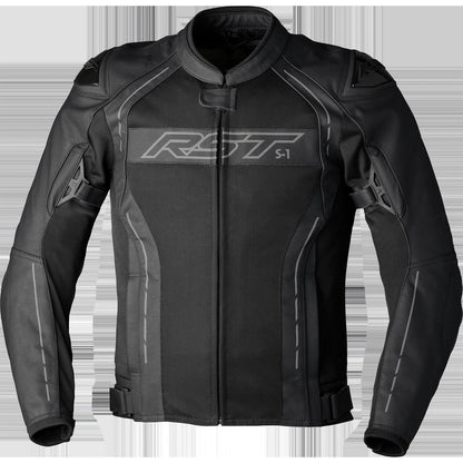 RST Moto Men's S1 Mesh CE Jacket - Leather - Black/Black_1426931