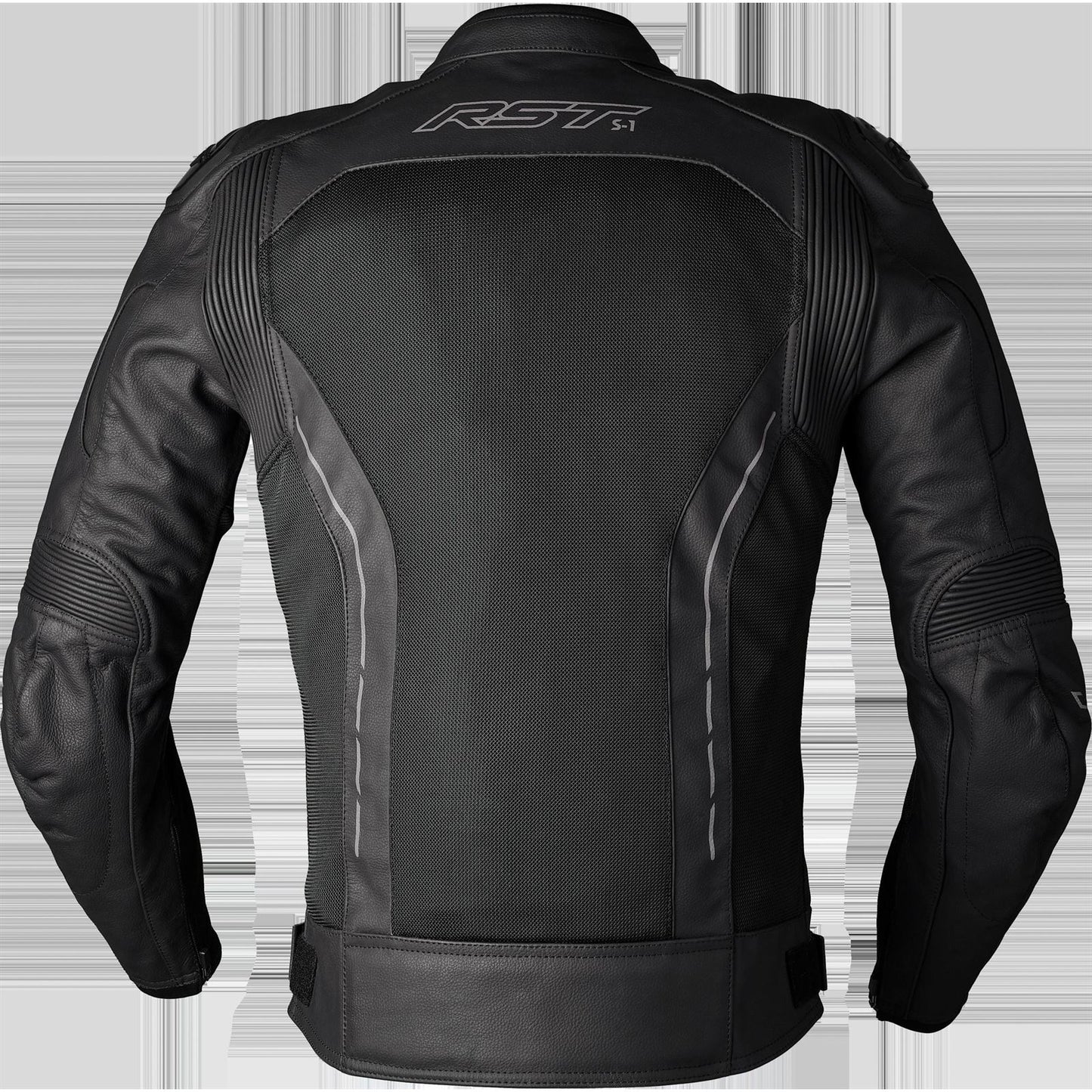 RST Moto Men's S1 Mesh CE Jacket - Leather - Black/Black_1426932
