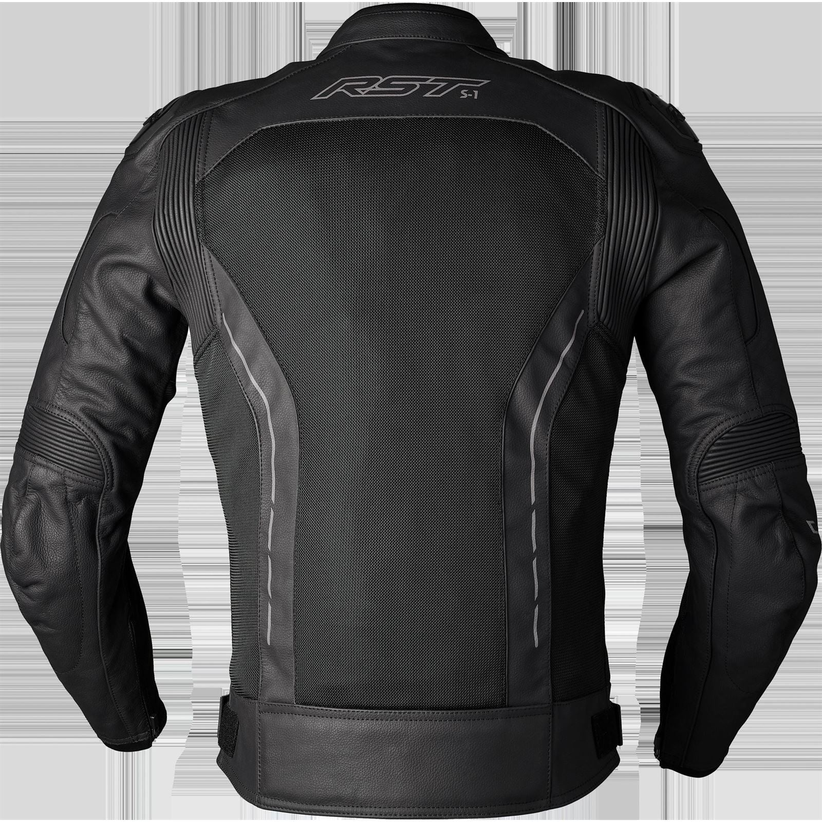 RST Moto Men's S1 Mesh CE Jacket - Leather - Black/Black_1426932