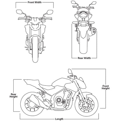 Fire Power Touring Cover - Medium + Battery Charger 6V/12V 1.1A [MPN: 90Z06D-030-0013-07-02]_1893268