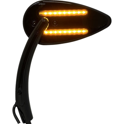 Custom Dynamics Side View Mirror with LED Turn Signals - Black [MPN: CD-MIR-PLUG-B]_1405485